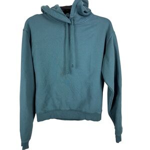 Good American Teal Hoodie SZ 3 Large L